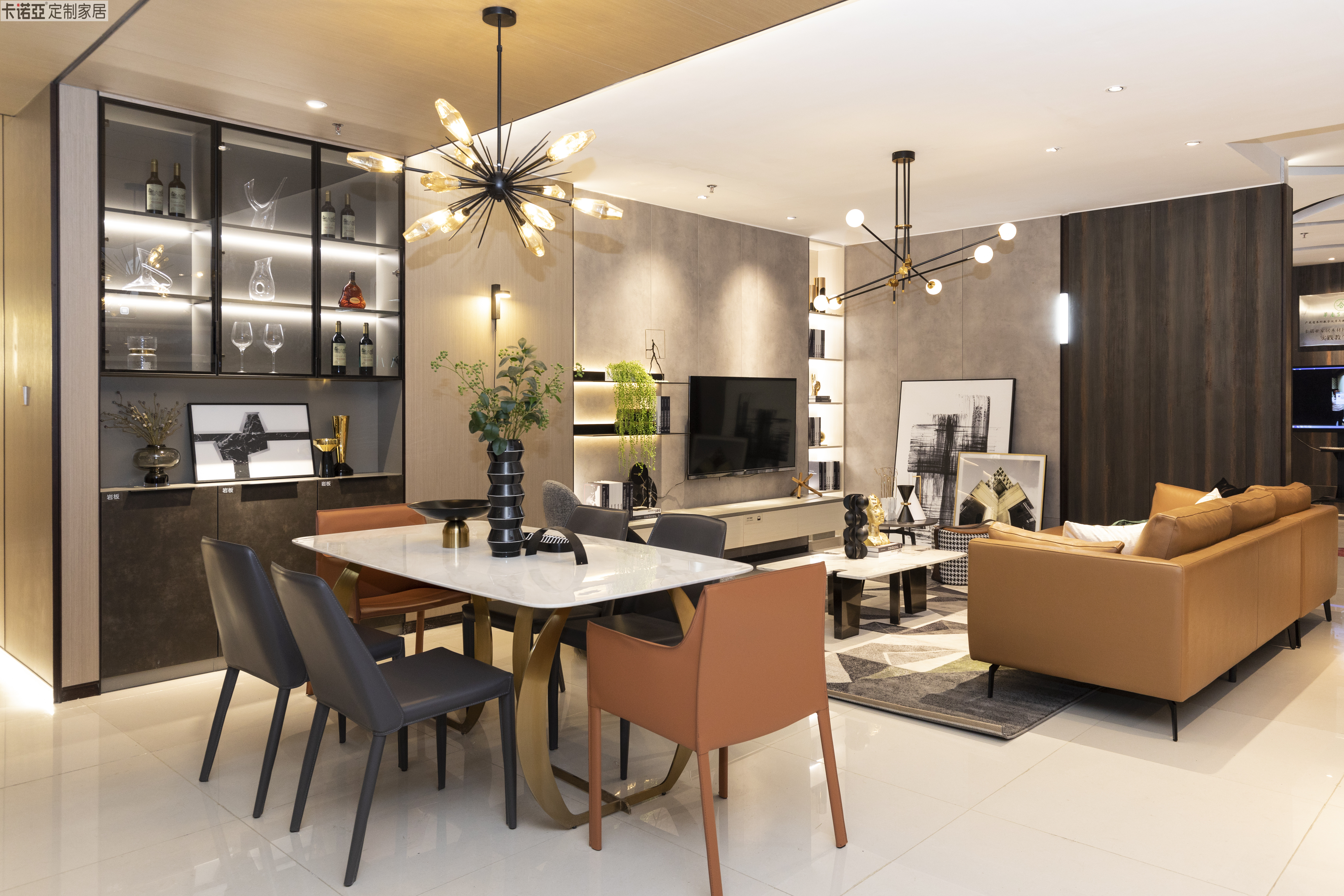 巖板餐桌椅，定制高“巖”值的家居視覺感